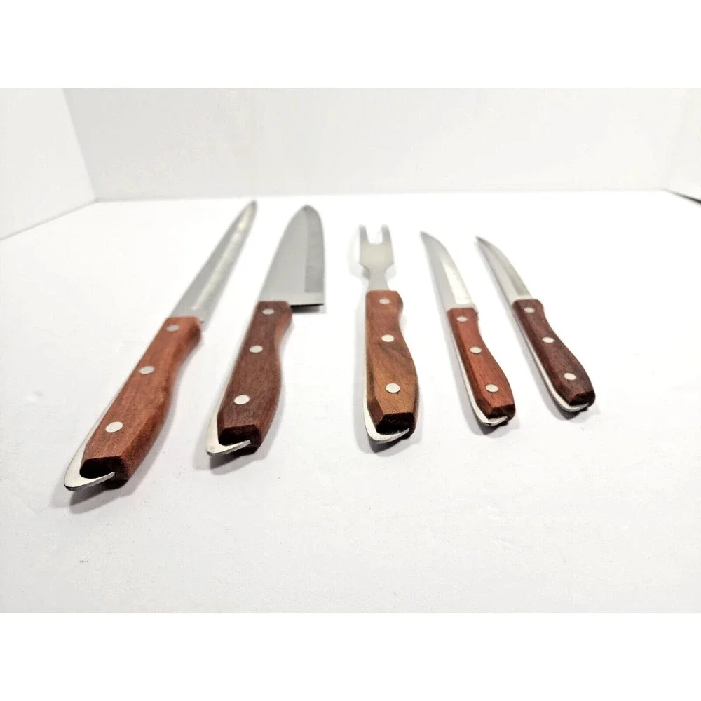 Vintage‎ Royal Lancer Stainless Steel Knife Set in Original Box